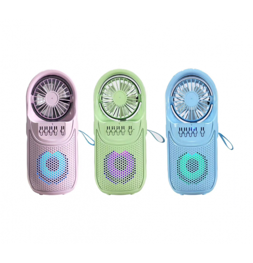 Professional Factory Summer New 3 Inch Mini Speaker Multi-function Wireless BT Speaker with 4 Inch Fan Professional Factory Summer New 3 Inch Mini Speaker Multi-function Wireless BT Speaker with 4 Inch Fan